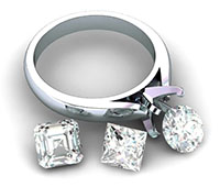 Entwerfen und designen Sie Ihren eigenen Diamantschmuck